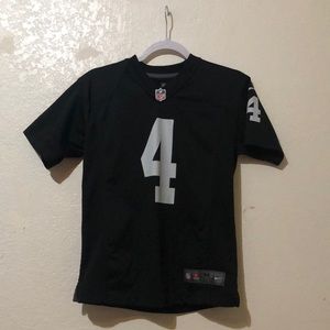 Derek Carr Raiders Boys Jersey